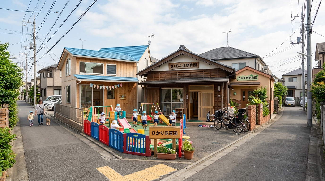 成田で選べる保育施設の種類と特徴