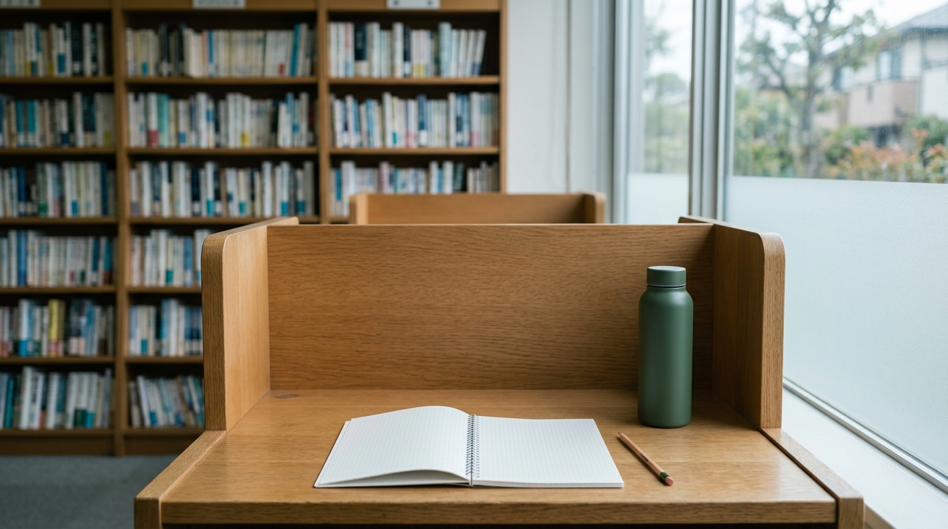成田図書館で自習はできる？学習スペース事情
