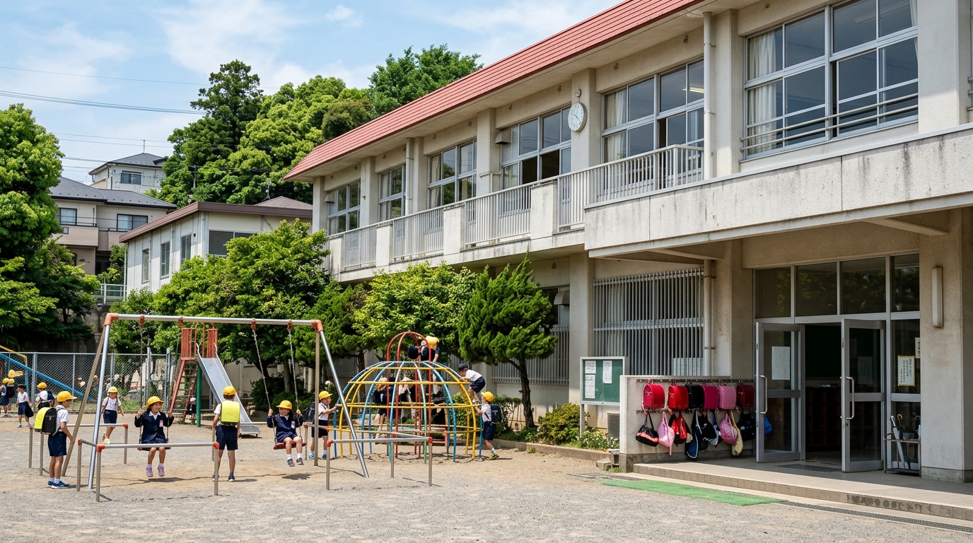 成田市の小学校と学区エリアの目安