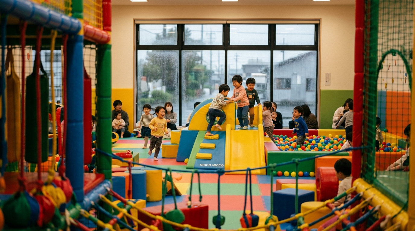 雨の日でも安心！成田の屋内遊び場