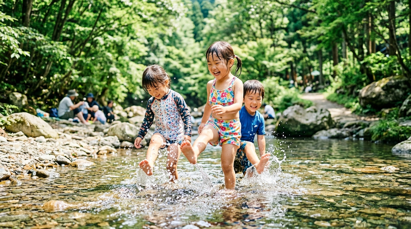 夏のお出かけに！水遊び・自然体験スポット