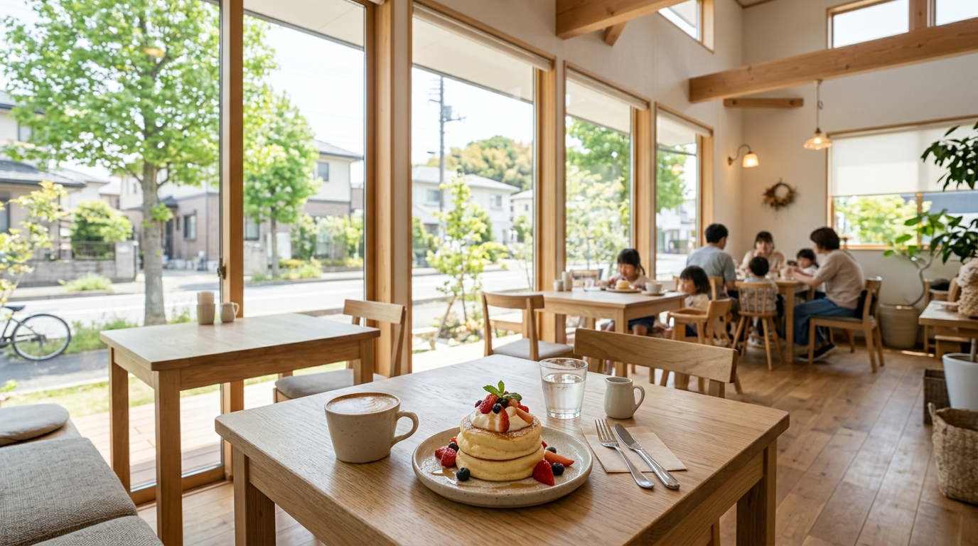 ニュータウン・郊外エリアのカフェ