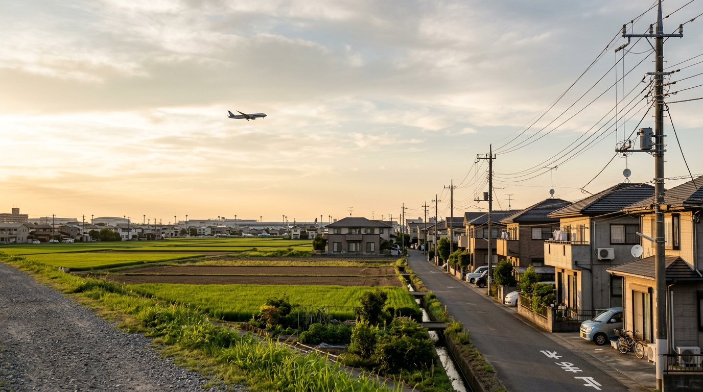 三里塚・空港周辺エリアの住み心地