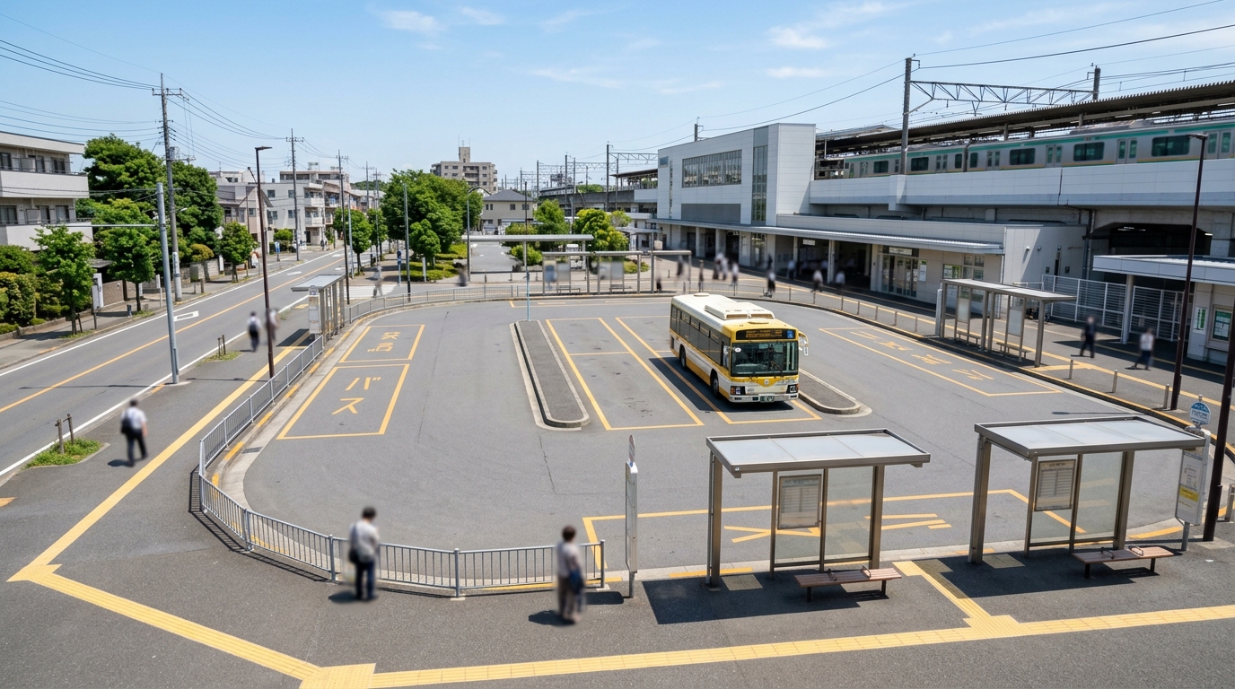 成田駅周辺のバス乗り場ガイド