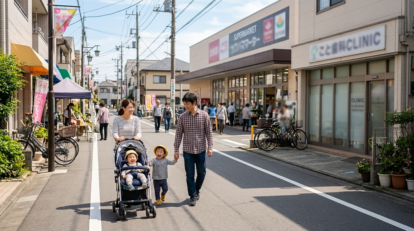 医療・子育て・買い物インフラの充実度
