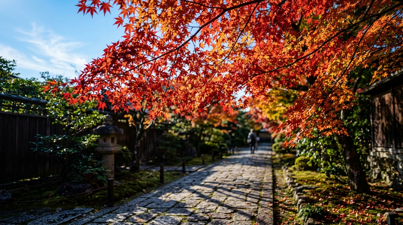 成田山公園の紅葉｜結論：この2か所・この時間に行く