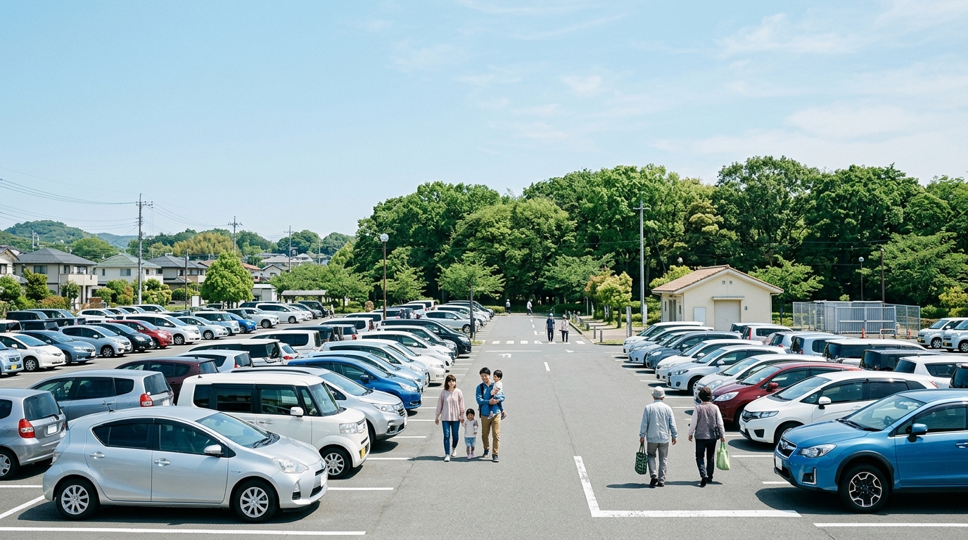 半日のんびりなら東和田駐車場が最安