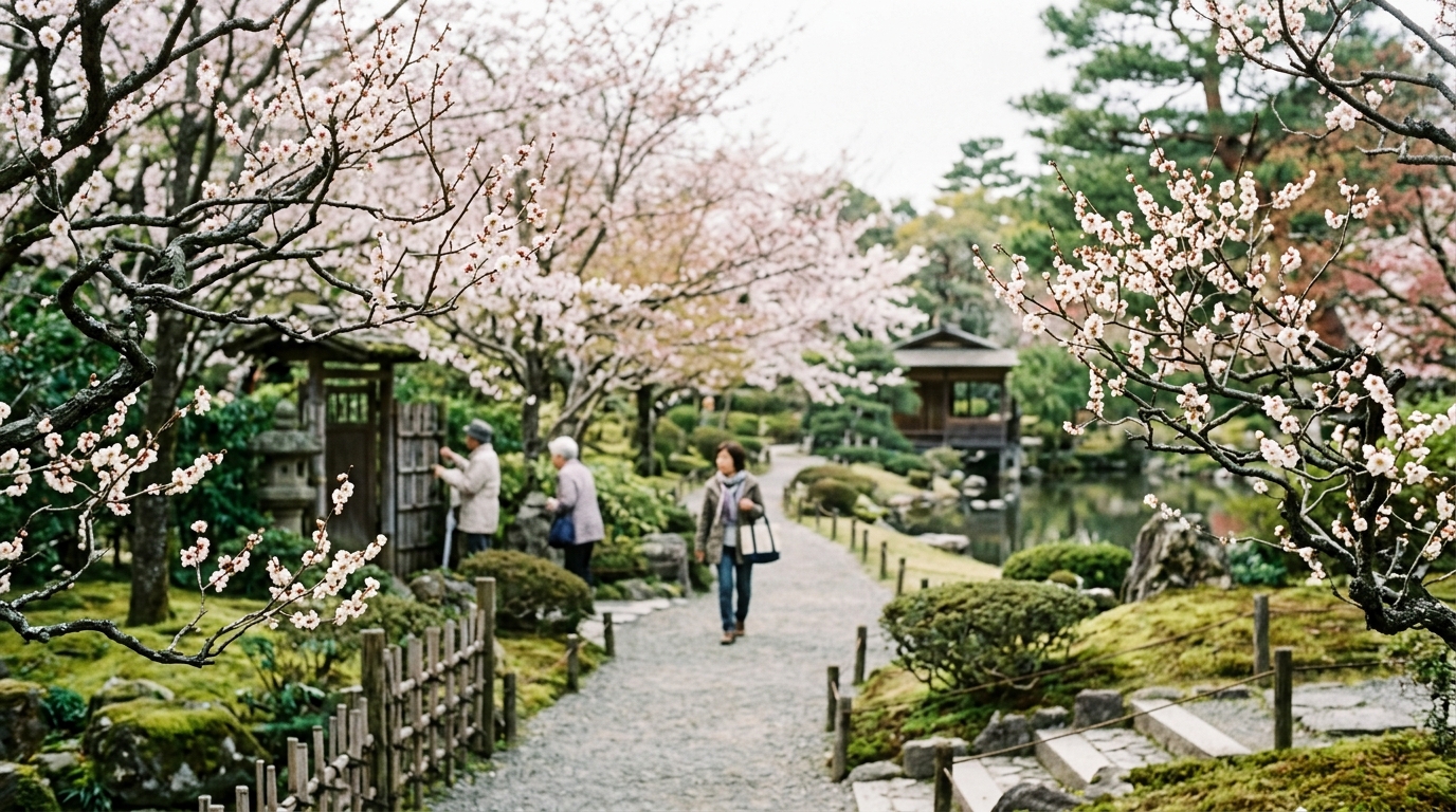梅まつりと桜｜春は2回楽しめる公園