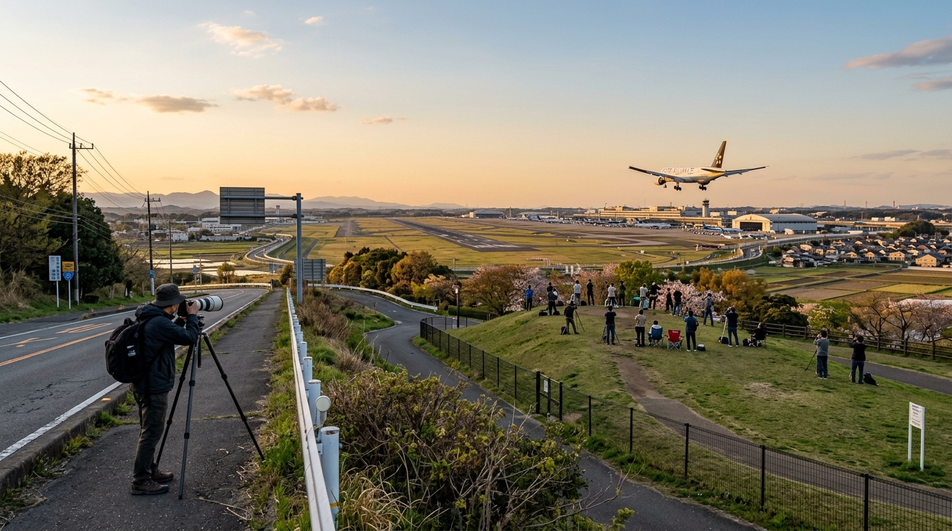 成田の飛行機スポット、どこが自分向き？